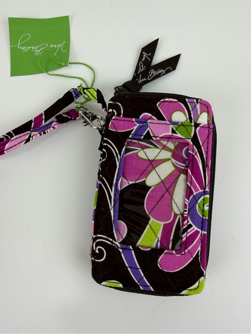 Vera Bradley All in One Wristlet Purple Punch NWT RFID Wallet